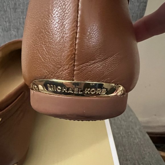 Michael Kors tan leather moccasins - Picture 6 of 10